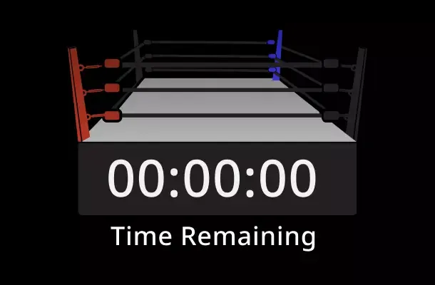 Boxing-themed countdown template