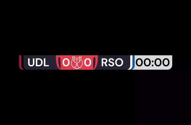 Copa del Rey scoreboard template for OBS
