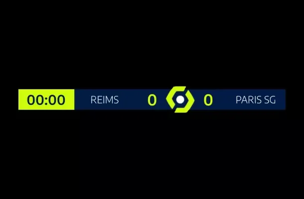 Ligue 1 scoreboard template for OBS