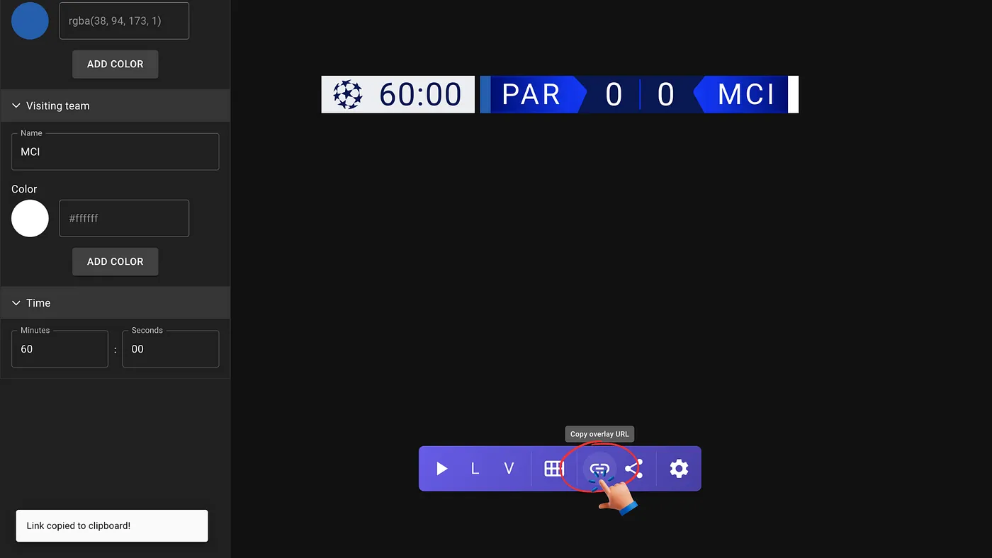 Generación del Overlay